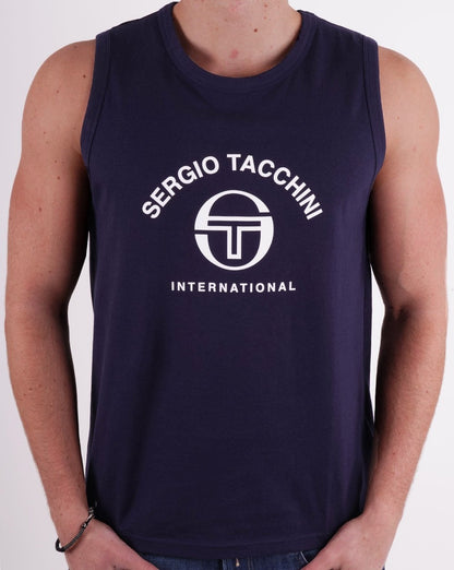 Sergio Tacchini Paquino Vest Navy Blue