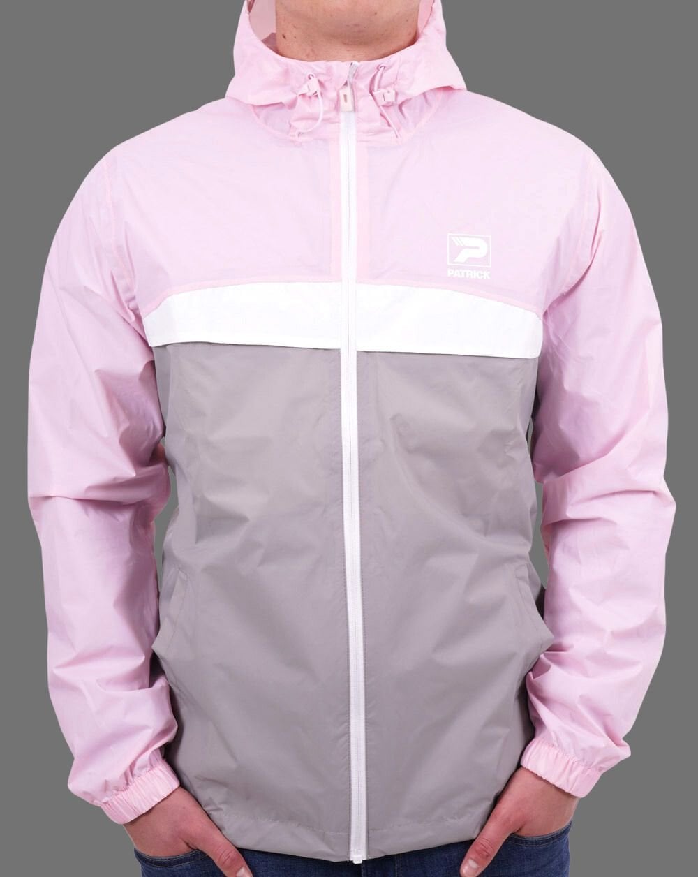 Patrick Classic Cagoule Pink/Grey
