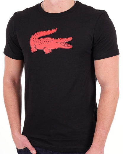 Lacoste Sport Logo T-shirt Black/Red