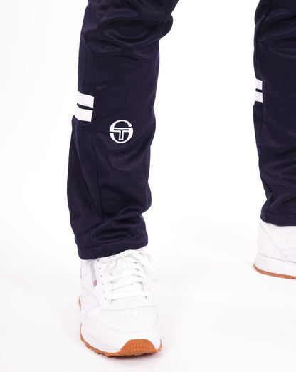 Sergio Tacchini Zip Bottom Track Pants Dark Navy
