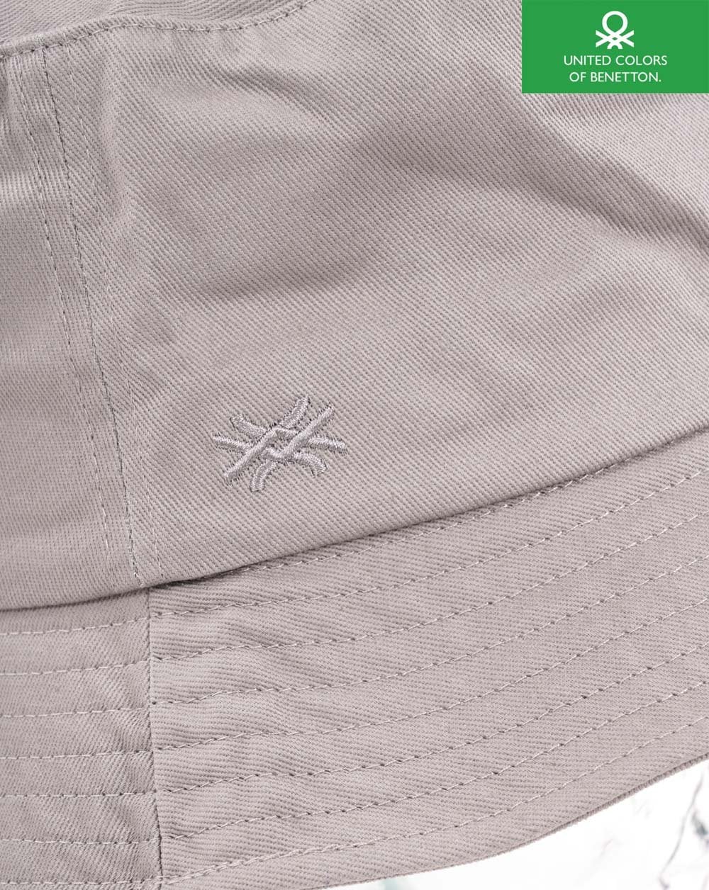Benetton Bucket Hat Stone Grey