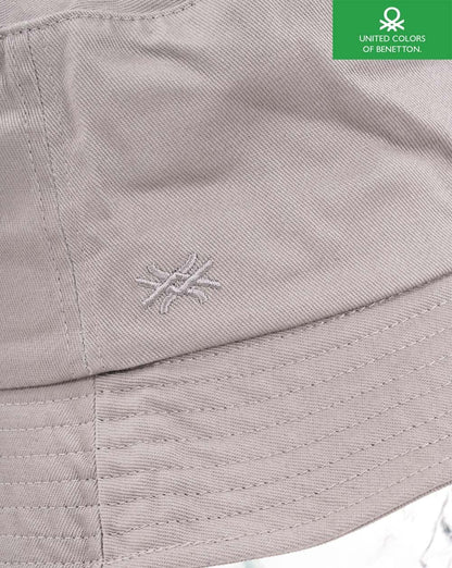 Benetton Bucket Hat Stone Grey