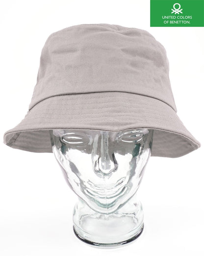 Benetton Bucket Hat Stone Grey