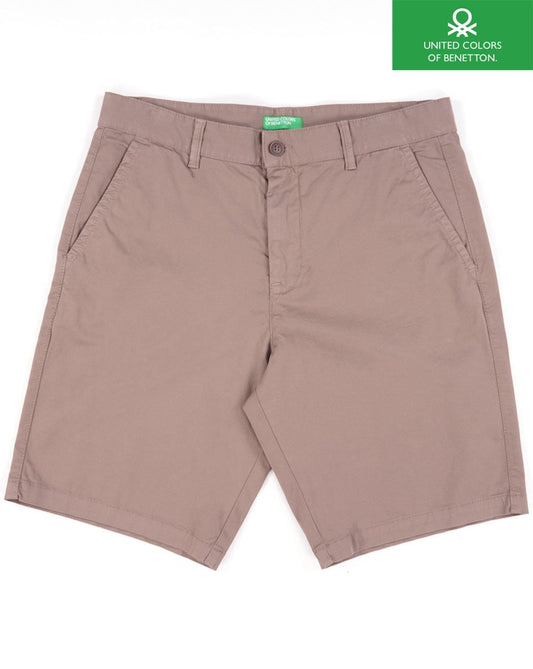 Benetton Chino Short Dark Stone