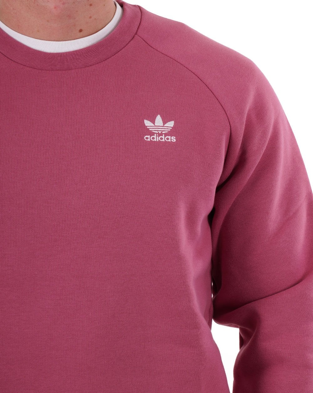 Adidas Originals Essential Crew Sweat Pink Strata