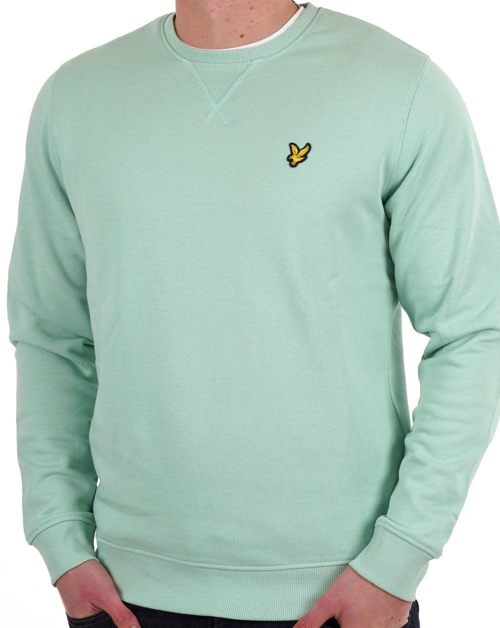 Lyle & Scott Crew Neck Sweatshirt Pastel Green