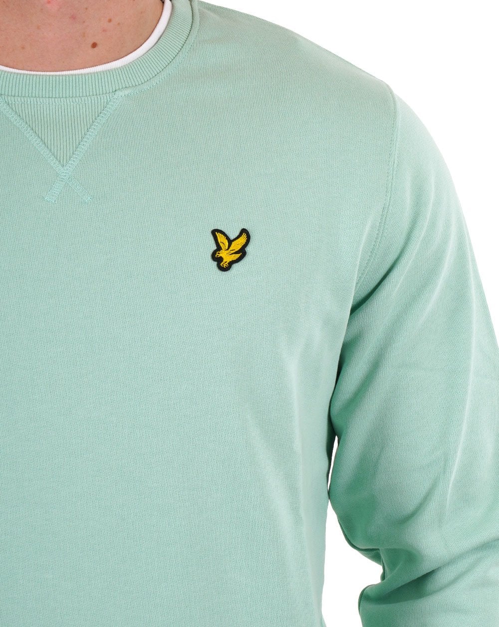 Lyle & Scott Crew Neck Sweatshirt Pastel Green