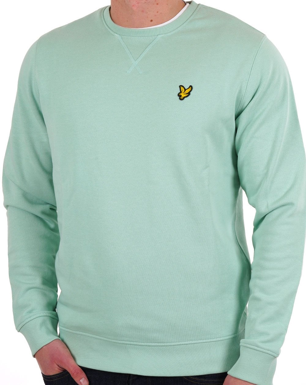 Lyle & Scott Crew Neck Sweatshirt Pastel Green
