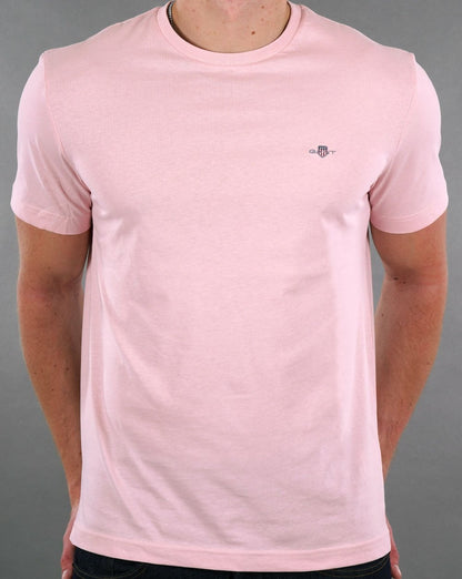 Gant Shield Crew T-shirt Pink