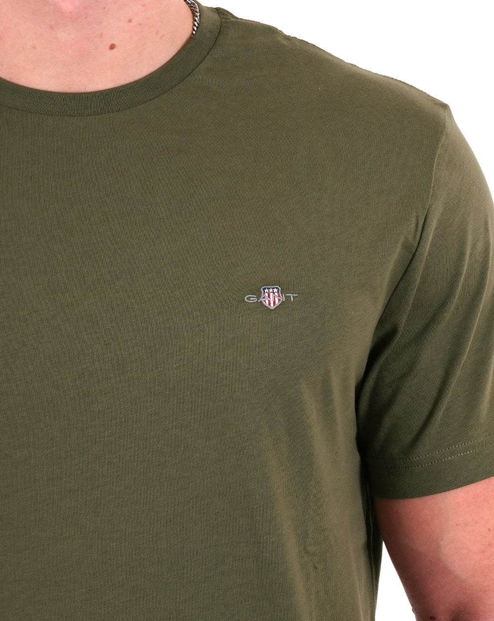Gant Shield Crew T-shirt Olive