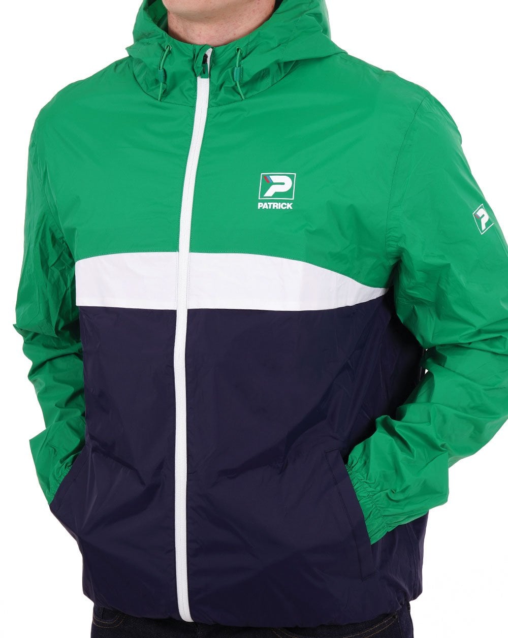 Patrick Classic Cagoule Green/Navy