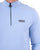 Barbour International Essential Half Zip Sweat Sky Blue