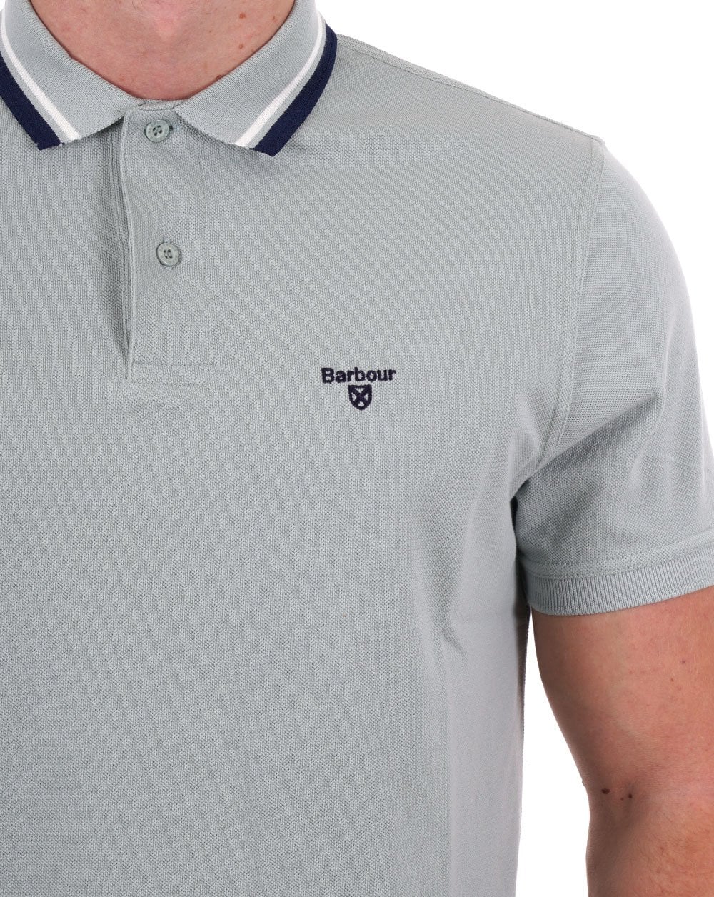 Barbour Otterburn Polo Shirt Blue Chalk