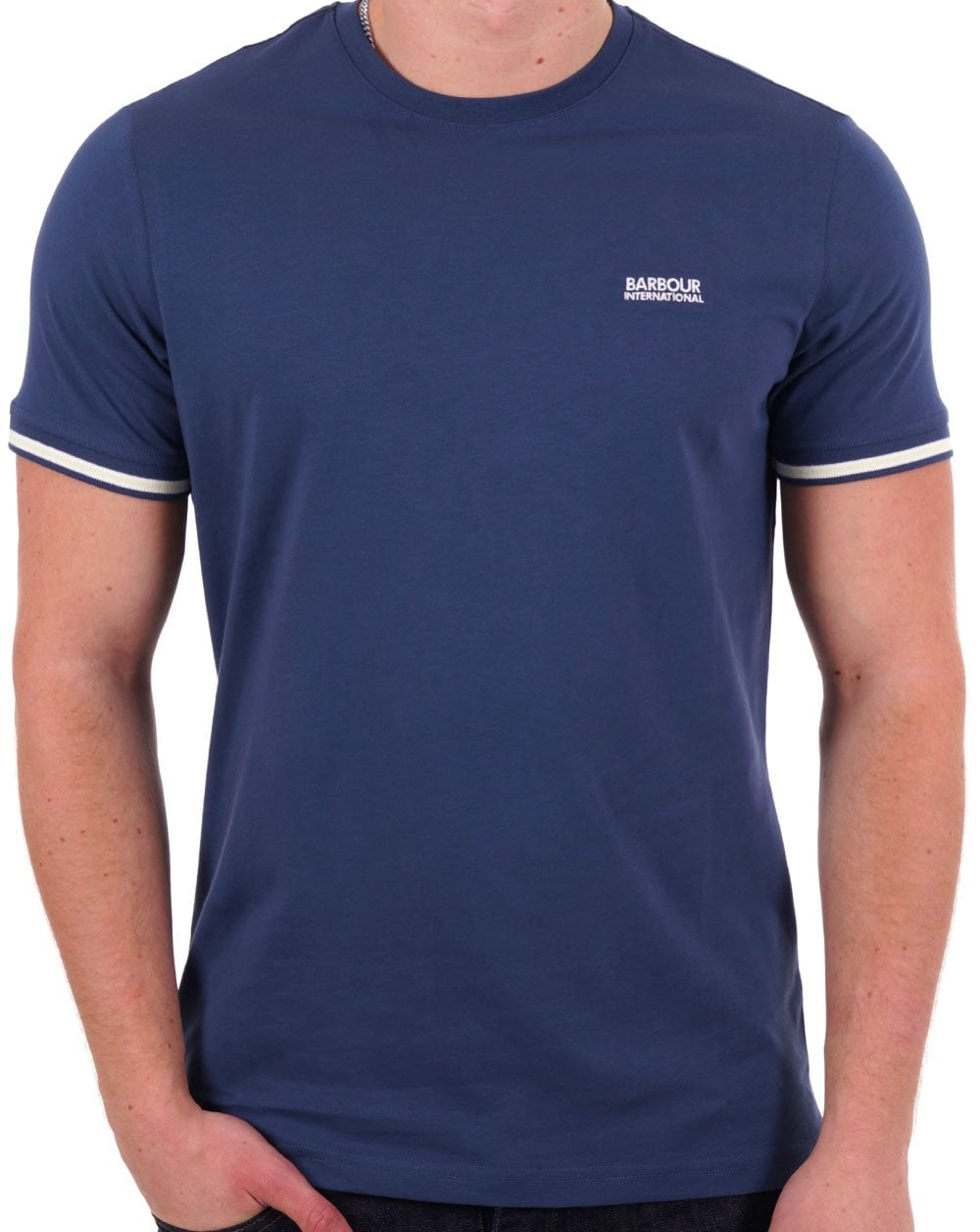 Barbour International Torque Tipped T-shirt Dark Blue