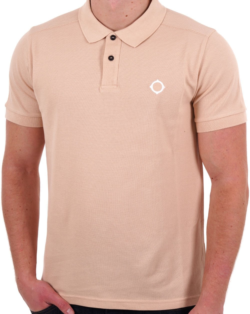Ma.strum Pique Polo Oatmeal