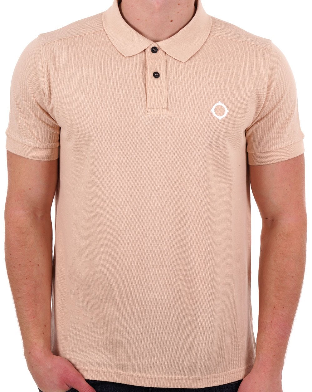 Ma.strum Pique Polo Oatmeal