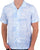 Benetton Leaf Print SS Shirt Sky/White