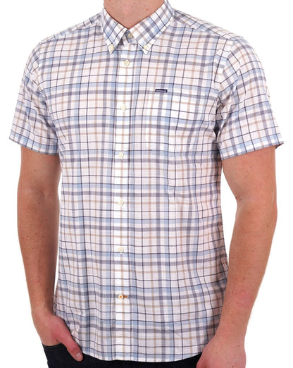 Barbour Adderstone Short Sleeve Tailored Shirt White