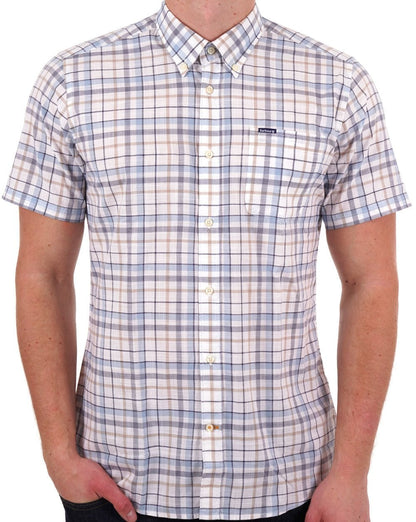 Barbour Adderstone Short Sleeve Tailored Shirt White