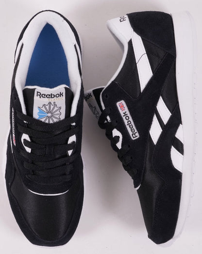 Reebok Classic Nylon Trainers Black/black/white