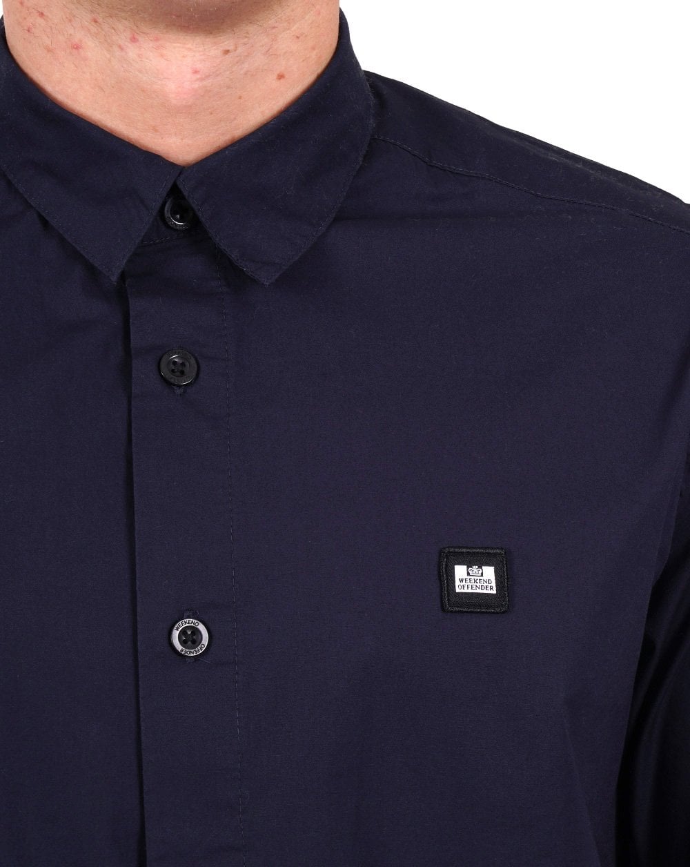 Weekend Offender Barboza SS Shirt Navy