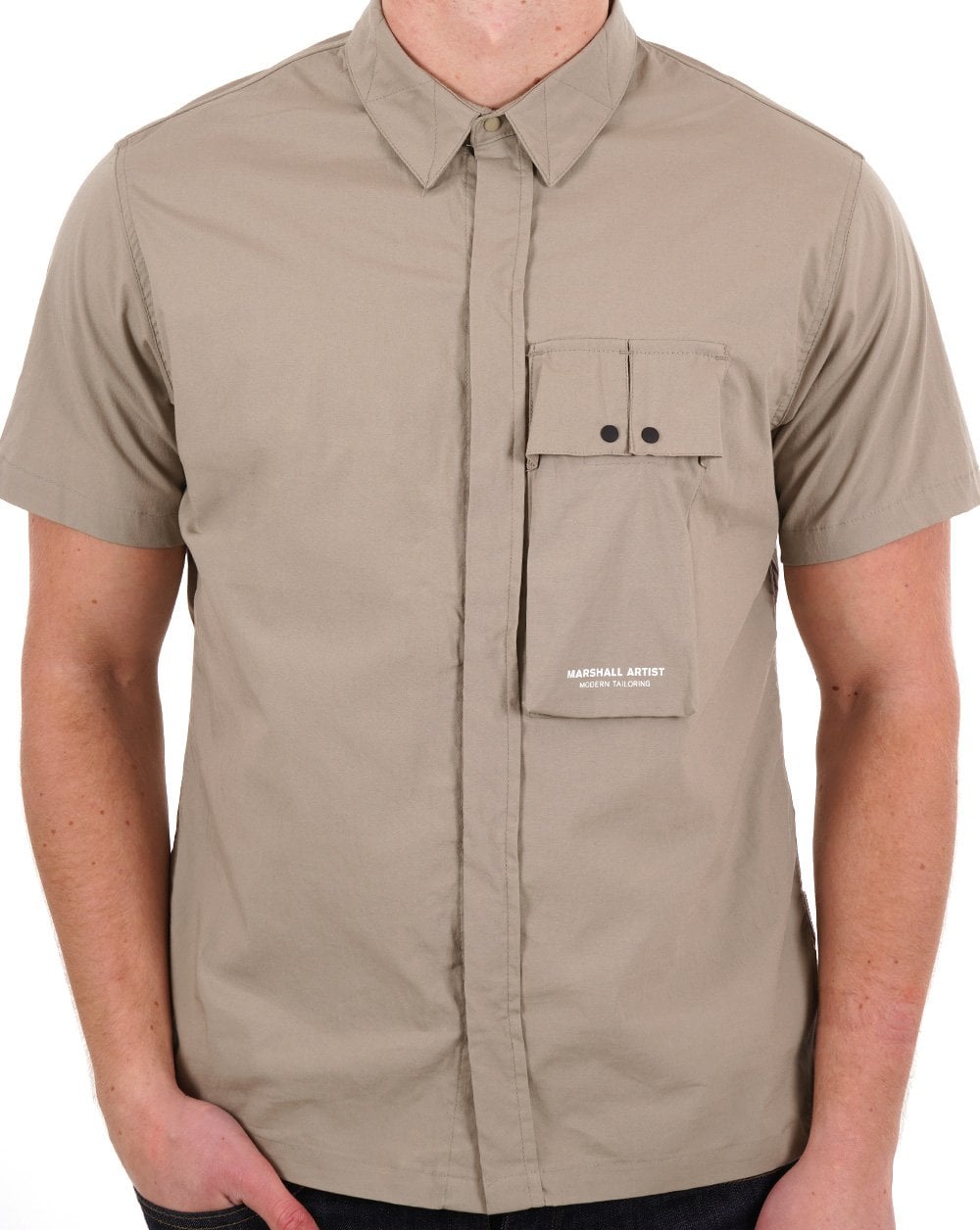 Marshall Artist Gaberdine SS Shirt Clay