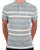 Barbour Striped Polo Shirt Blue Chalk
