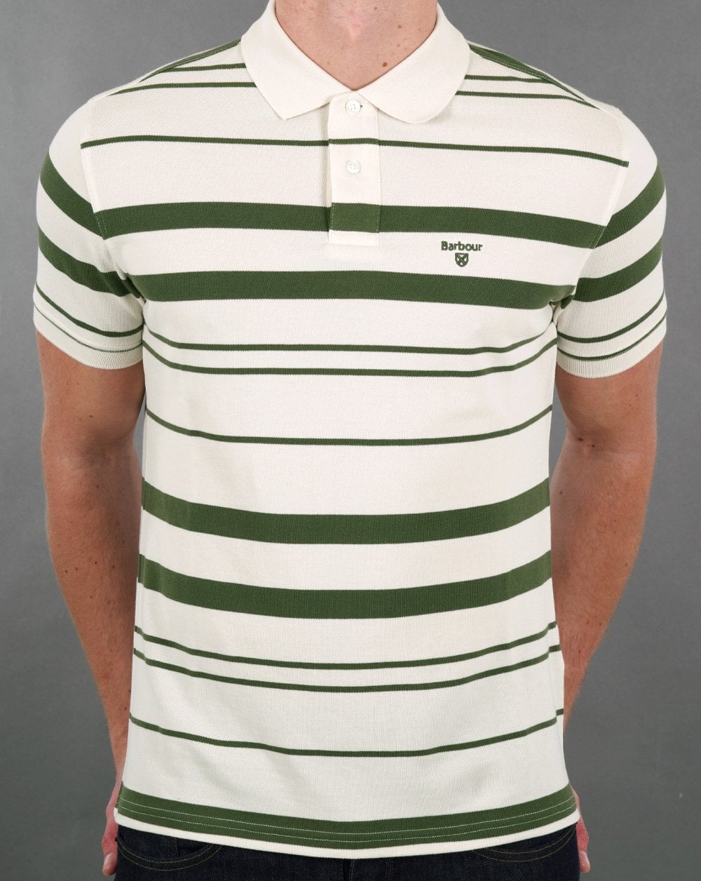 Barbour Halden Polo Shirt Whisper White