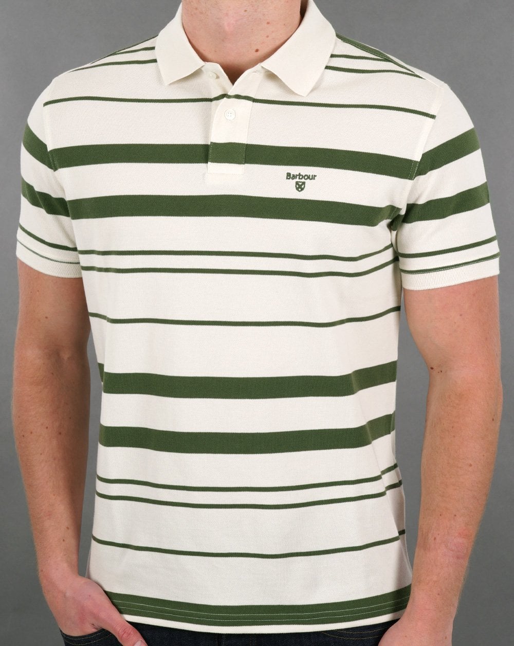Barbour Halden Polo Shirt Whisper White