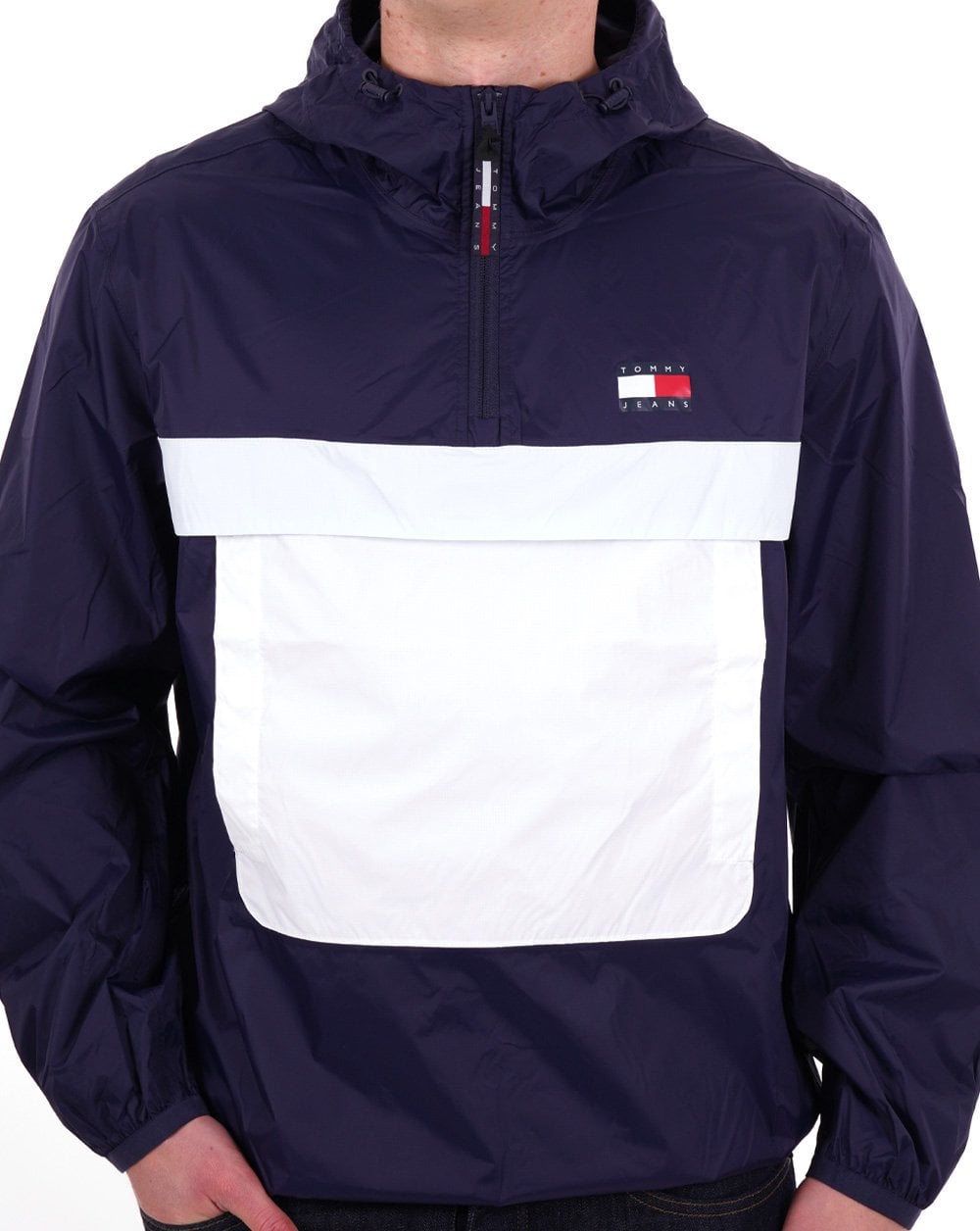 Tommy Jeans Packable Chicago Windbreaker Navy