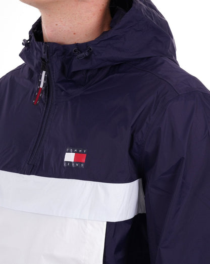 Tommy Jeans Packable Chicago Windbreaker Navy