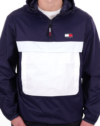 Tommy Jeans Packable Chicago Windbreaker Navy