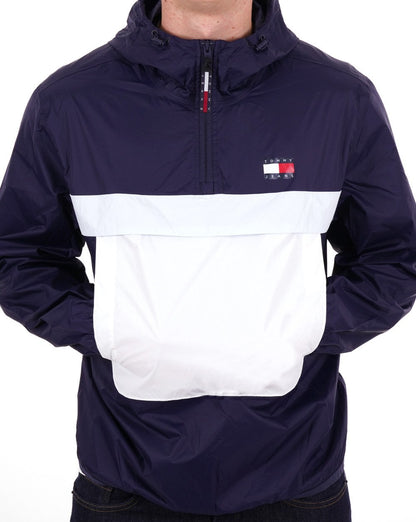Tommy Jeans Packable Chicago Windbreaker Navy