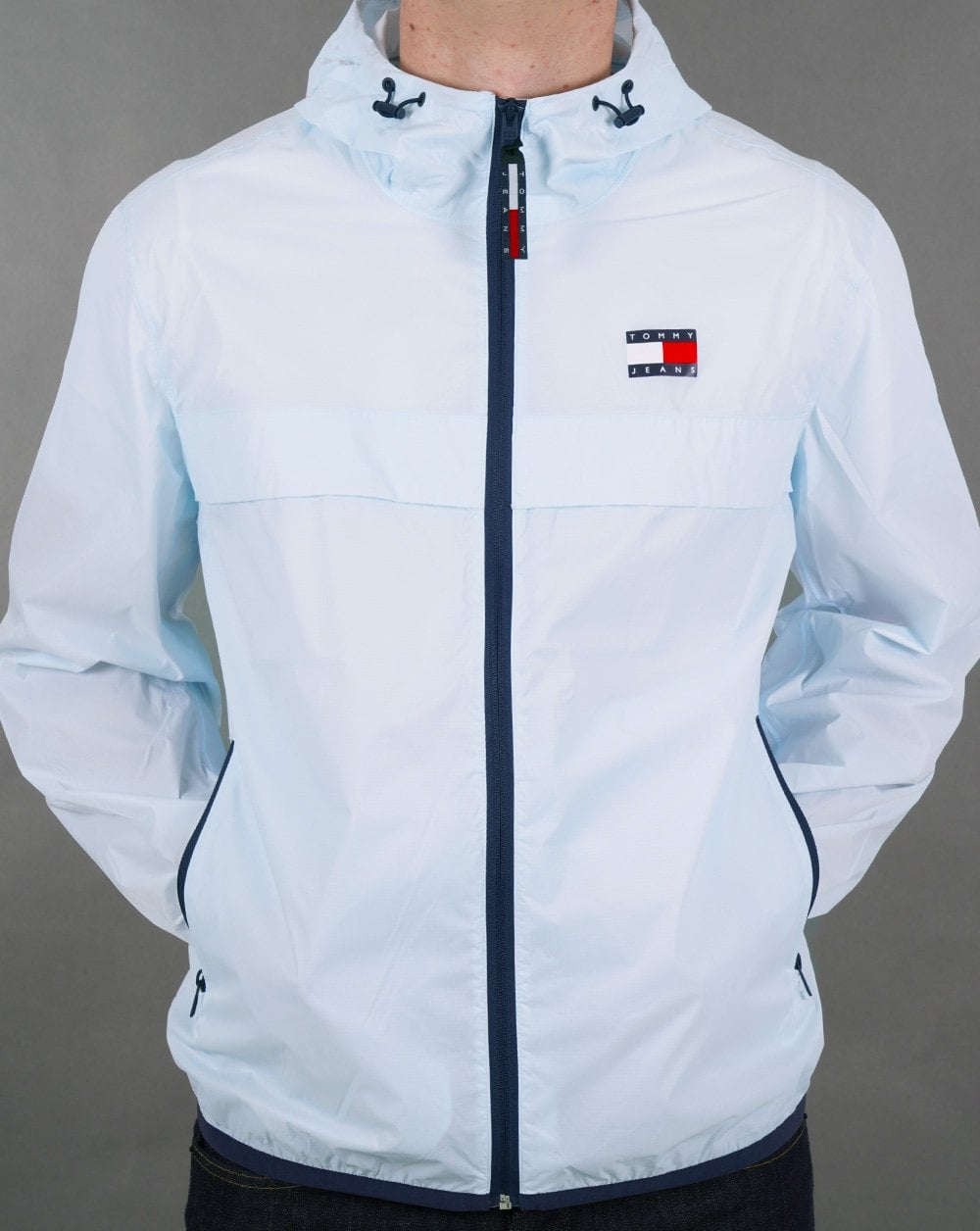 Tommy Jeans Packable Tech Jacket Sky Blue