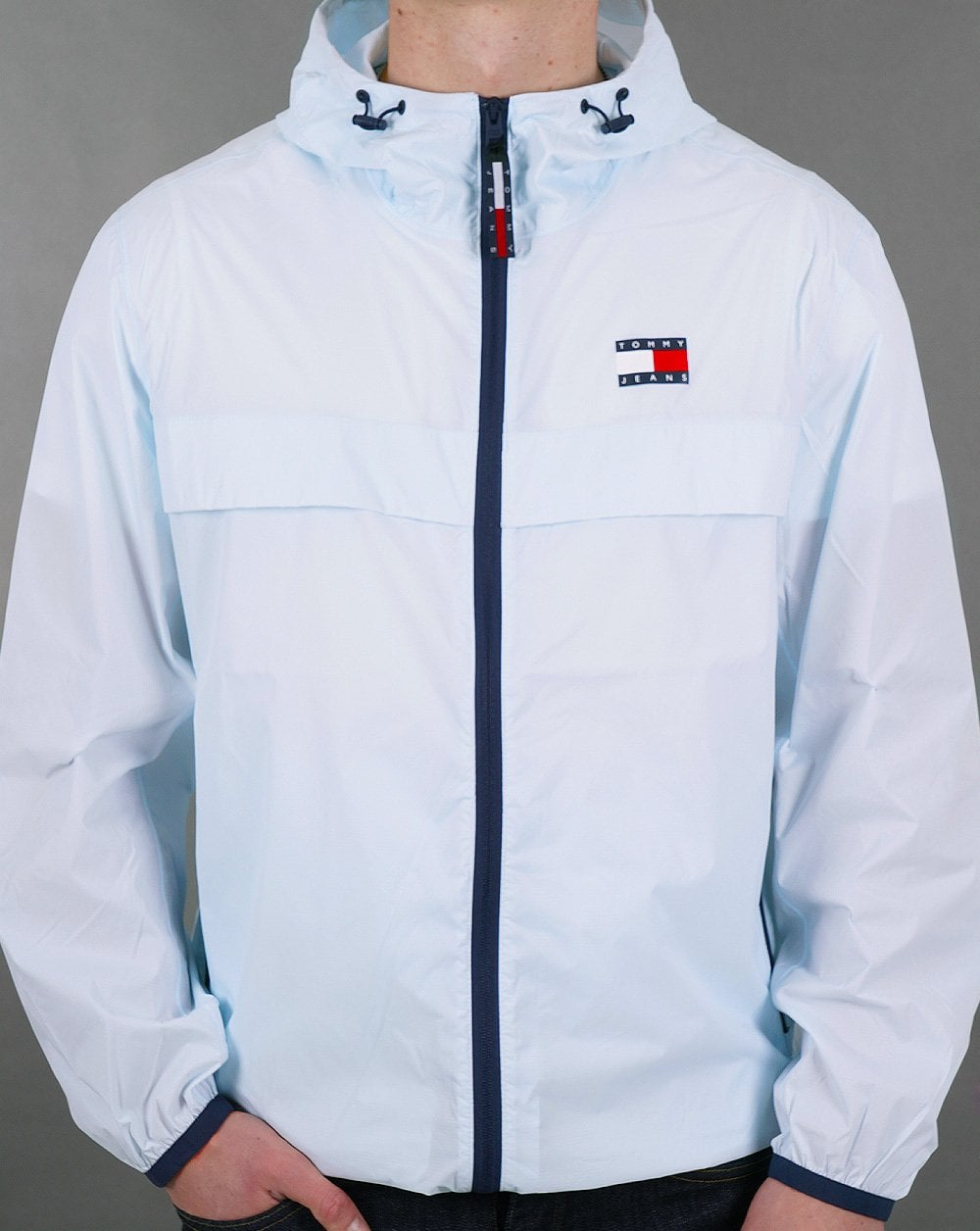 Tommy Jeans Packable Tech Jacket Sky Blue