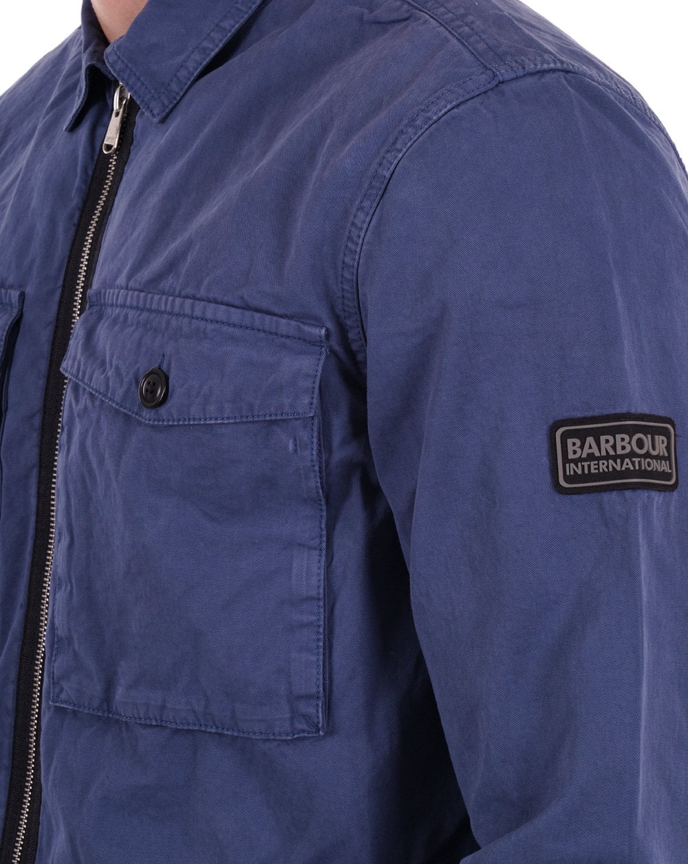 Barbour International Cloud Overshirt Dark Denim