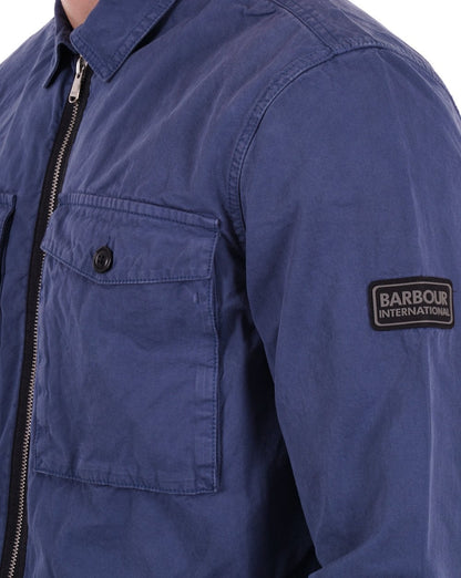 Barbour International Cloud Overshirt Dark Denim