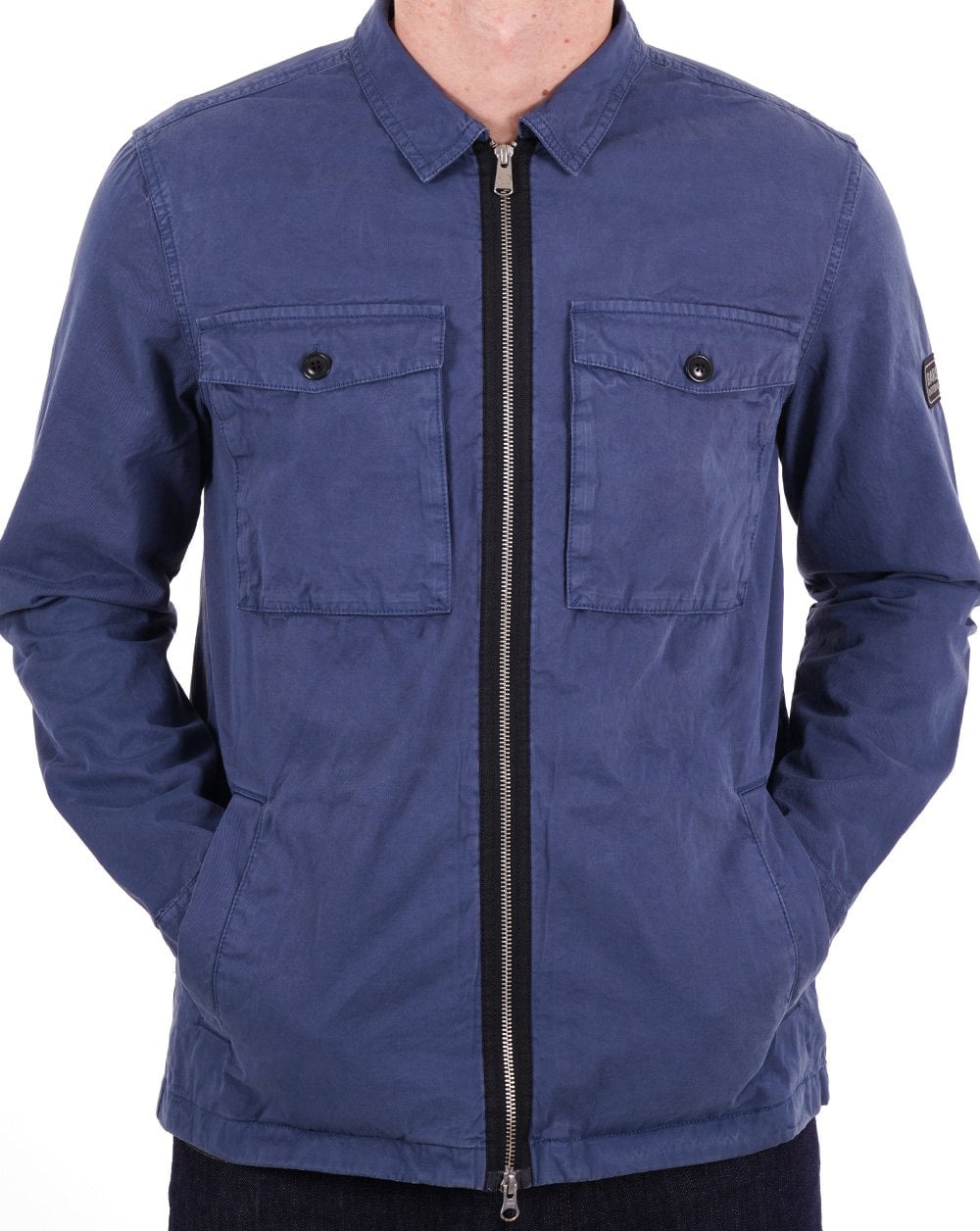 Barbour International Cloud Overshirt Dark Denim