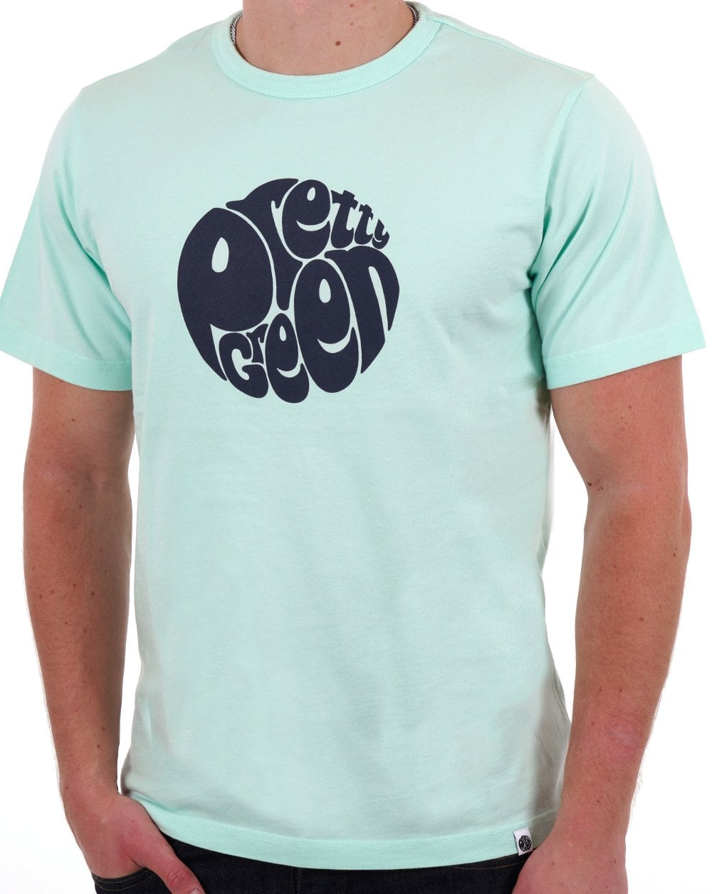 Pretty Green Gillespie Logo T-shirt Pastel Green