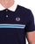 Sergio Tacchini Supermac Polo Shirt Navy Blue/Sky