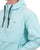 Lacoste Quarter Zip Hooded Jacket Pastille Mint