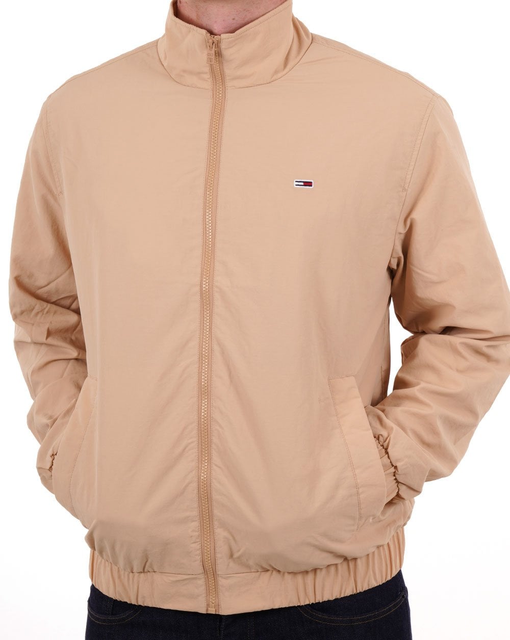 Tommy Jeans Essential Flag Jacket Sand