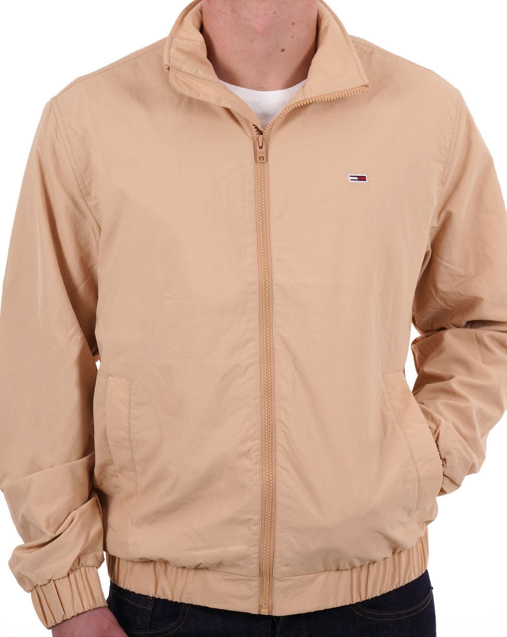Tommy Jeans Essential Flag Jacket Sand