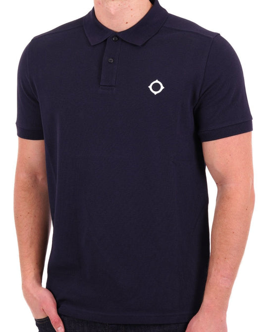 Ma.strum Pique Polo Navy