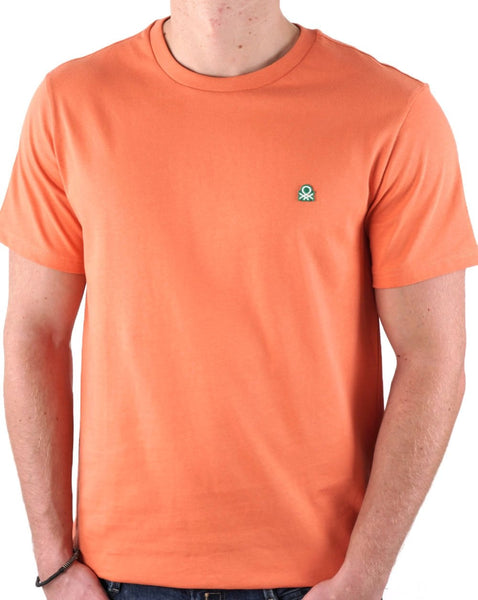 Benetton Small Logo T-shirt Orange
