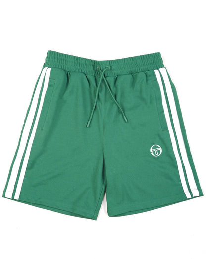 Sergio Tacchini Striped Casual Shorts Green/White
