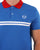 Sergio Tacchini Supermac Polo Shirt Royal Blue/Red/White