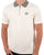 Sergio Tacchini Check Zip Polo Shirt Gardenia