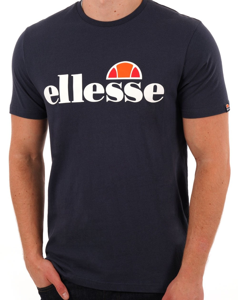 Ellesse LOGO T Shirt Navy