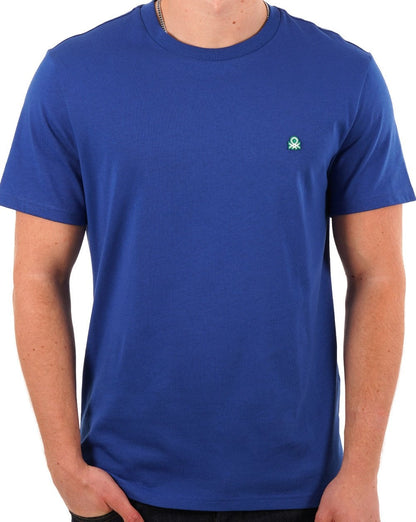 Benetton Small Logo T-shirt Royal Blue